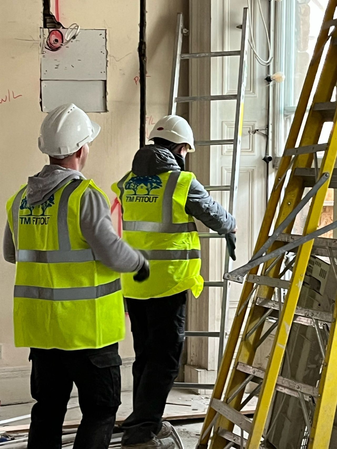 Joinery team at work